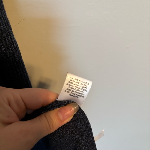 NY&C Dark Blue Cowl Neck Lounge Top Size XS - Picture 6 of 6